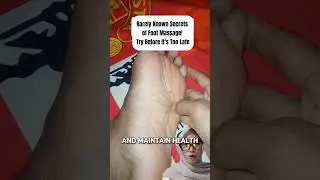 Rarely Known Secrets of Foot Massage! Try Before It's #indonesian #traditional #natural #nailtech
