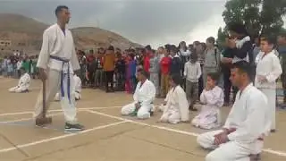 لوحات  إستعراضية في فنون الكراطي 👍💯🇲🇦