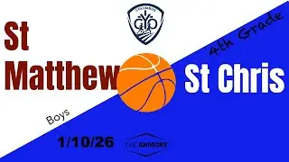 CYO Basketball- St Matthew vs St Chris (4th Grade Boys) Live from THE ARMORY in Columbus, Ohio.