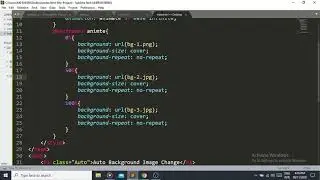 Auto Background Image Change, Using html css.