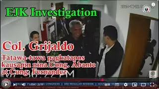 EJK INVESTIGATION NG QUADCOM SIRA ANG KREDIBILIDAD