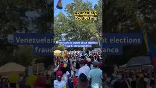 Venezuelans in USA Protest Seriously #venezuela #protests #fightforfreedom #protest #uselection