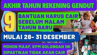 9 Bantuan Cair Serentak Hari Ini Sampai Menjelang Tahun Baru. Cek & Cairkan jangan Sampai H4ngus