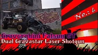 Crossout | PS4 | Gravorghini Fatsun GT | Dual Gravastar Laser Shotgun Build | No.:6