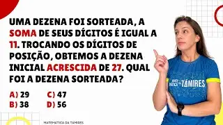 🧠RACIOCÍNIO LÓGICO, você consegue? @Matemática da Támires