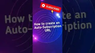How to create an Auto-Subscription URL | AR Hacks | Tamil