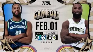 【LIVE】TPBL 2025-26 例行賽 G71 高雄全家海神 vs. 福爾摩沙夢想家 2026.02.01 1430