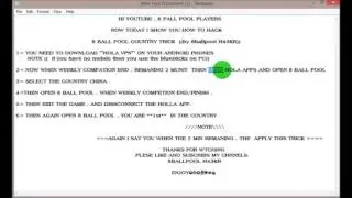 8 ball pool hack country trick 2016 updated