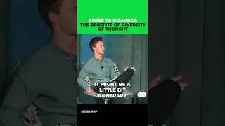 Agree to Disagree: The Benefits of Diversity of Thought! #Shorts