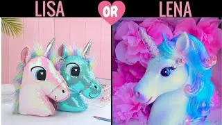 LISA OR LENA 🦄CUTE SCHOOL SUPPLIES 🦄📒