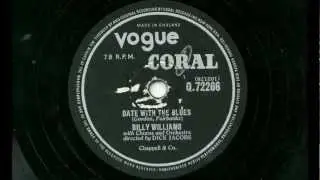 Billy Williams 'Date With The Blues' 78 rpm