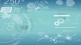 Light Business Background With Abstract Elements Of Infographics