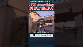 Godly Recon Bolt lineup used by PRX something in Esports World Cup 2025  #shorts #valorant