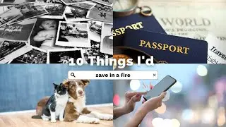 What Should You Save In A Fire?  If you could?  A Lesson Activity.