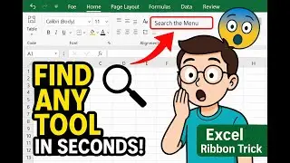 Excel Ribbon Shortcut: Search Any Tool Instantly! Time-Saving अब कोई भी Tool पाएं सिर्फ़ Seconds में