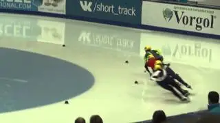 SHIM, PROSVIRNOVA, SEREIKAITE, FAN. Short-Track ISU World Championship 2015 Final 1000m Ladies