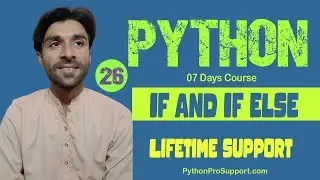 26 If & If else Statement in Python | Flow Control in Python 