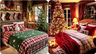 🎄 Преобразите свою спальню к Рождеству | Уютные гирлянды, мягкие текстуры и волшебство праздника ...