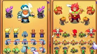 Max Level in Merge Hero Empire Evolution Fight Gameplay