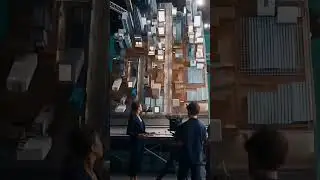 BTS in studio : Maket Set Buildings Turning Upside Down