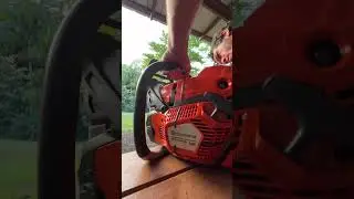 New Husqvarna 585 stock sounds good #husqvarna #husqvarna585 #stocksaw #2cycle