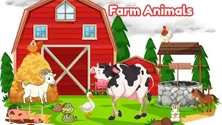 Farm Animal Sound for Kids l Animal Sounds Song for Toddlers l Educational Song  Nursery Rhymes