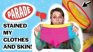 HONEST PARADE UNDERWEAR REVIEW 👎👙 | LOW QUALITY AND BLEEDING COLORS | GHOSTSODA