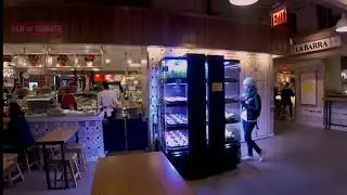 Farmshelf at Mercado Little Spain (timelapse)