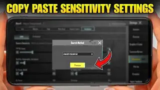 BGMI Me Sensitivity Code Kaise Dale | How To Copy Paste Sensitivity Code In Bgmi #1