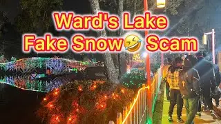 SHILLONG Ward's Lake Fake Snow 🤣 Scam with People