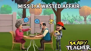 Scary teacher 3D | make angry 😡 Miss T wasted affair  walk throug ( ios android )