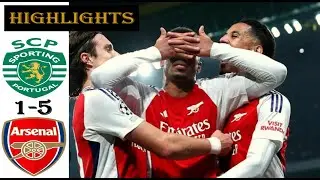 Sporting CP vs Arsenal (1-5) Extended HIGHLIGHTS & Goals I UEFA Champions League