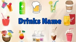 Drinks Name| Drinks name in English| Drinks vocabulary| Different drinks names|