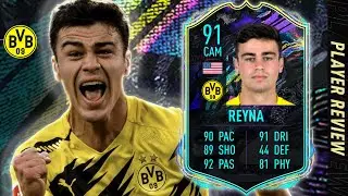 WHAT HAVE EA DONE.... | 91 FUT FUTURE STARS REYNA PLAYER REVIEW! | FIFA 21 ULTIMATE TEAM