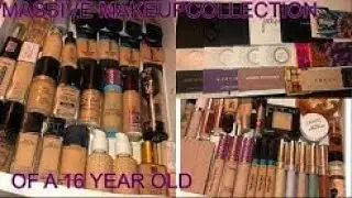 MAKEUP COLLECTION OF A 17 YEAR OLD | 2019