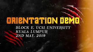 UCSI Muay Thai Club Student Orientation Performance 2019
