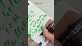Beginner's guide|| Brush calligraphy workshop||Tombow fude brush pen || handwriting