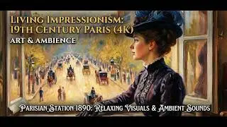 Living Impressionism: A 2-Minute Escape to 19th Century Paris (4K AI Animation)