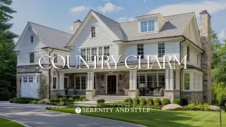 The Ultimate Guide to Farmhouse Chic: Luxury Meets Country Comfort | Inviting courtyard Garden