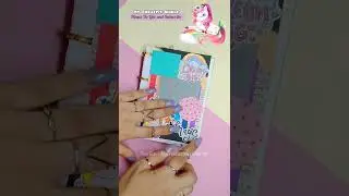 Unicorn theme journal | Unicorn journal | Journal With Me #shorts #ytshorts