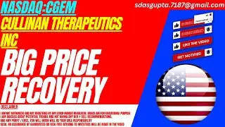 BIG PRICE RECOVERY : CGEM STOCK ANALYSIS | CULLINAN THERAPEUTICS STOCK
