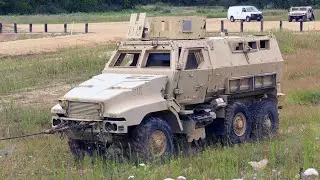 Soldiers Performing Military Vehicle Recovery Operations at Fort McCoy, Wisconsin