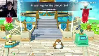 🔴LIVE!🔴 MARIO PARTY WITH FRIENDOS!!! ❄️ THE SNOWSTORM IS BREWINNNG ❄️ #supermariopartyjamboree