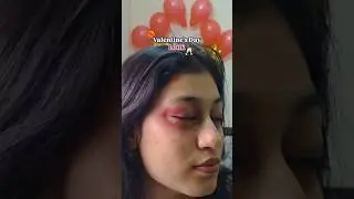 last minute makeup tutorial 🥂😍 #valentinesdayspecial #shorts #easymakeuptutorial #glowymakeuplook