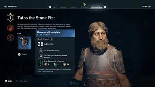 Assassin's Creed  Odyssey Battle against the first mercenary, Talos the Stone Fist