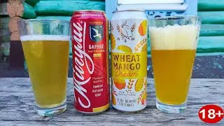 ПИВО с манго Это вкусно? странный пивной обзор ЖИГУЛИ Барное Манго Маракуйя /  Wheat mango Dream
