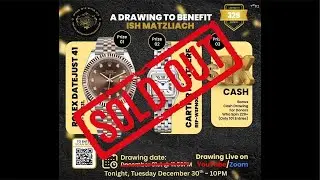 Ish Matzliach Rolex, Cartier, & Cash LIVE Drawing