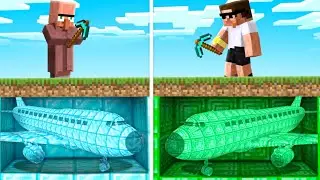 Rs1 vs Rs1,00,000 Best AEROPLANE Mining Challenge in Minecraft