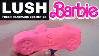 LUSH Barbie Bubble Bar DEMO