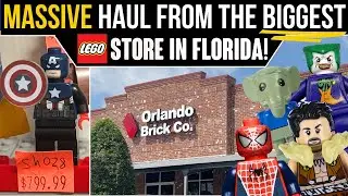 HUGE HAUL from the BIGGEST LEGO Store in Florida (Orlando Brick Co. STORE TOUR: Round 2!)